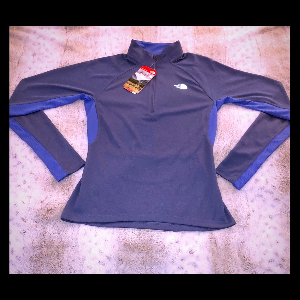 Brand New Navy North Face Half ZIP Up